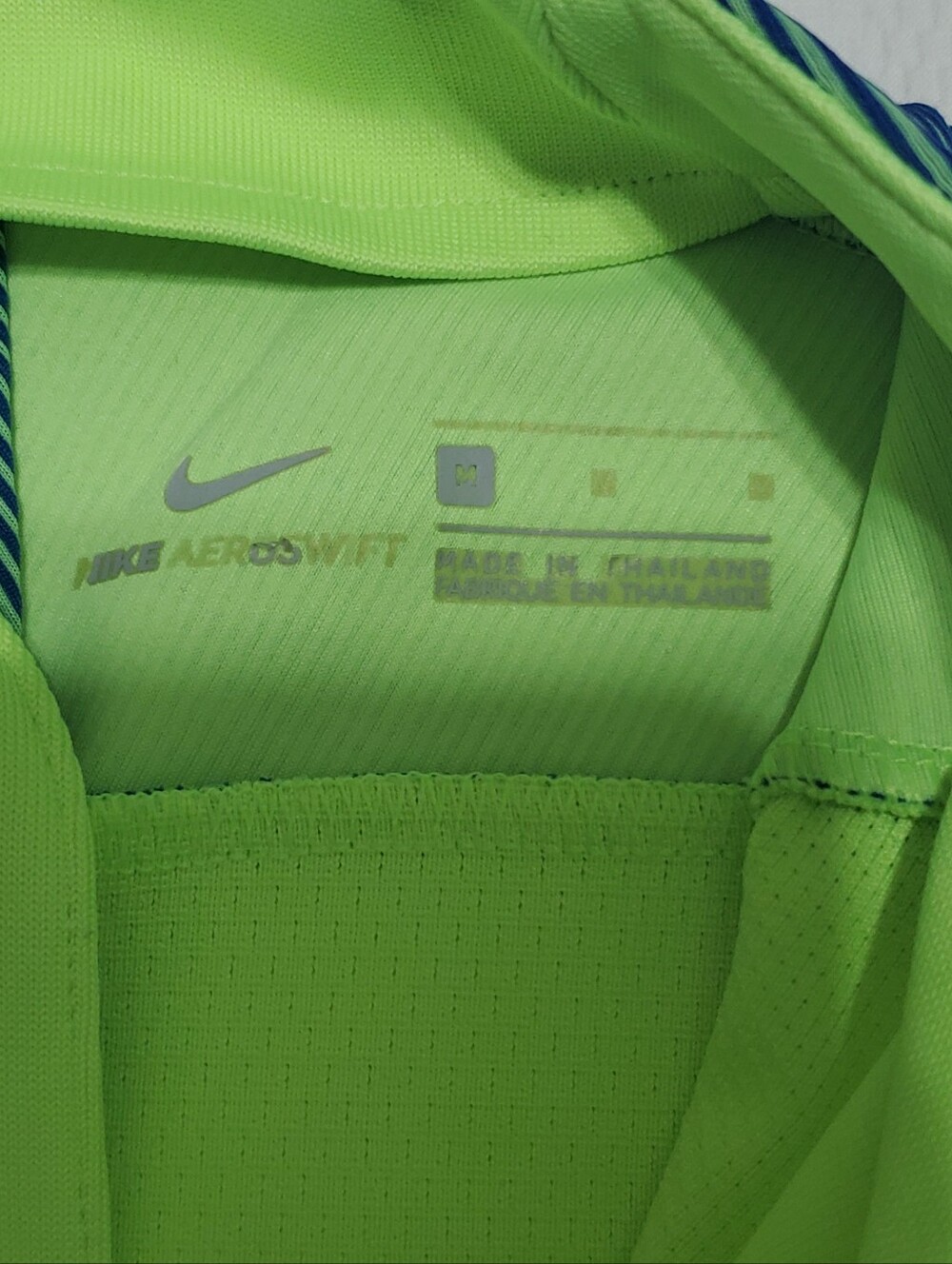 Nike Aeroswift FC Barcelona Training Shirt Strike Drill Ghost Green Mens Medium - Picture 11 of 13